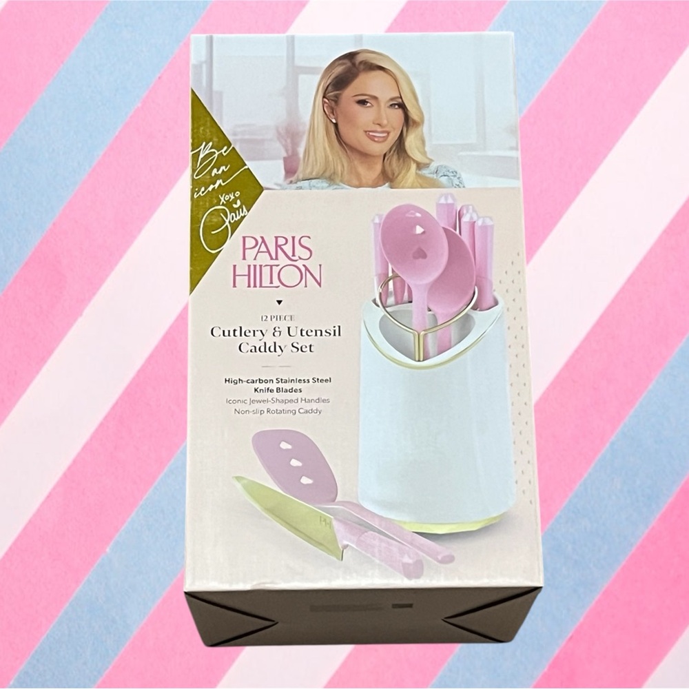 Paris Hilton Cutlery & Utensil Caddy Set
